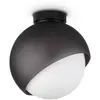 Image de Plafonnier Ideal Lux, 1 ampoule E27, noir, IP20, modèle BLOOM, référence 366586