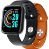 Image de Montre intelligente Trainerbeat avec deux bracelets Noir + Orange