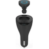 Image de Celly Oreillette Bluetooth + chargeur de voiture - Noir