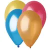 Image de 10 Ballons Standard MetallisÃ©s - 30 Cm - Multicolores