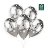 Image de 5 Ballons 25 Ans - 33 Cm - Gris