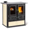 Image de Cuisinière À Bois Raccordable - La Nordica Rosetta Sinistra 5.0 Ceramica 7.9 Kw Panna