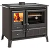 Image de Cuisinière à bois 10.5kw antharcite - Nordica Extraflame - GARDENIAXXLNOIRANTHRACITE -