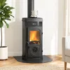 Image de Poêle À Bois - La Nordica Super Junior Lean 5.7 Kw Noir