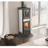 Image de Poêle À Bois Avec Four - La Nordica Gemma Forno.165 Ceramica 7.3 Kw Blanc