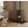 Image de La Nordica   Poêle À Bois En Fonte Avec Four 8.2 Kw   Volume De Chauffe 235 M³   Rendement 86 %   Diamètre Sortie Fumées 150 Mm