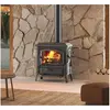Image de Poêle à bois Isetta EVO 4.0 - 7,3 kW - Rdt: 83,6% - B. 28 cm - Fonte