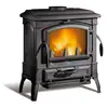 Image de Nordica   Poêle À Bois Fonte Isetta 7,7 Kw   Rendement 82 %   Foyer En Fonte   Sortie Fumées Ø 150 Mm   Classe Énergétique A+