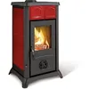 Image de Nordica - Poêle À Bois En Céramique - La Gemma 6 Kw Bordeaux