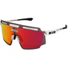 Image de Lunettes de soleil Scicon Aerowatt : * Verre transparent / CAT0 + Miroir multicouche rouge / CAT3 * Verre transparent / CAT0 + Miroir multicouche rouge / CAT3
