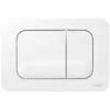 Image de Plaque De Commande Wc Encastré Valsir Winner Tropea, Double Volume Blanche