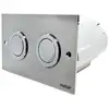 Image de Valsir - Plaque De Commande Pneumatique R7 Chromé Brillant Wc Encastré Double Volume