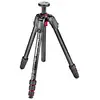 Image de Manfrotto MT190GOC4 trépied Caméras numériques 3 pieds Noir, Rouge - Neuf