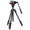 Image de MANFROTTO Trépied vidéo en carbone avec rotule fluide à base plate type 502 - MVK502055CXPROV - Neuf