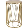 Image de Mauro Ferretti Venezia table d'appoint Ø 37x58 cm or
