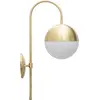 Image de Mauro Ferretti applique Glamy street E14 19x31x51 cm or blanc