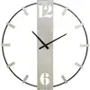 Image de Horloge murale Mauro Ferretti argent Ø 61x4,5 cm argent noir