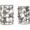 Image de FURNLUX Table basse Farfalle Noir 42cm (2 pcs.) / Couleur principale : Noir / Dimensions : 42 x 55 x 42 cm