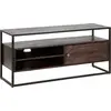 Image de FURNLUX Buffet Burn Marron 120cm / Couleur principale : Marron / Dimensions : 120 x 55 x 40 cm