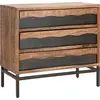 Image de FURNLUX Commode Yellowstone Marron 88cm / Couleur principale : Marron / Dimensions : 88 x 80 x 45 cm