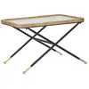 Image de Table basse Mauro Ferretti Saint Barth 70x50x45 cm noir et marron