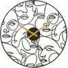 Image de Horloge murale Mauro Ferretti cadran Ø 50x3.5 cm noir