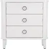 Image de Commode Shine 81 x 84 x 40 cm Métal Sapin MDF Blanc