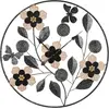 Image de Mauro Ferretti horloge murale Divaker Ø 67x5,5 cm brun noir