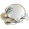 Image de Mauro Ferretti miroir mural poisson 88,9x7,6x65,4 cm multicolore