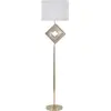 Image de FURNLUX Lampadaire Move Gold 40cm / Couleur principale : Or / Dimensions : 40 x 161 x 40 cm