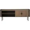 Image de FURNLUX Support TV Toronto Vert 150cm / Couleur principale : Vert / Dimensions : 150 x 58 x 42 cm