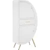 Image de FURNLUX Buffet Venus Blanc 60cm / Couleur principale : Blanc / Dimensions : 60 x 133 x 32 cm