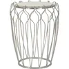 Image de Mauro Ferretti Hook table d'appoint Ø47,5x61,5 cm argenté