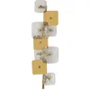 Image de Mauro Ferretti Applique Glassy E14 24x13x76 cm or naturel