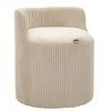 Image de Pouf De Coiffeuse Dublino Avec Rangement, Ø 47x53