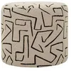 Image de Pouf Nairobi Design Graphique Siège D’appoint Décoratif