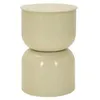 Image de Table D'Appoint Oyi Crème Cm Ø 31 X 46