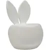 Image de Fauteuil Lapin Blanc 57X55X79 Cm En Polyéthylène - Icône Du Design Pop Et Moderne - Série 940