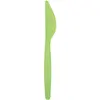 Image de Sachet de 20 COUTEAUX easy 18,5cm plastique, Vert