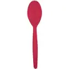 Image de Sachet 20 CuillÃ¨res easy 18,5cm plastique, Corail