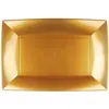Image de Sachet de 3 PLATS rectangle en plastique 34,5 x 23 cm, OR