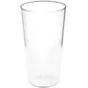 Image de Lot de 5 VERRES A BIÃRE coniques cl plastique rigide, Transparents