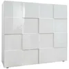 Image de Vente-unique - Buffet - Milano - 2 Portes - Blanc Laqué Brillant - 121 X 42 X 111 Cm