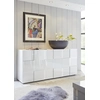 Image de CALICOSY - Buffet Dama 3 portes style damier - L181 cm