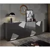 Image de Buffet à 4 portes - Laqué anthracite - CANTIANO