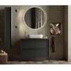 Image de Meuble salle de bain sur pieds ARREDOBAGNO CAMPANELLI 2 tiroirs + vasque à poser 92cm