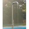 Image de Sined | Douche d'extérieur Sassari - 230 Cm - Acier inoxydable Aisi 316L - Haute qualité - Résistant à la corrosion - Avec douchette à main