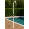 Image de Sined | Système de douche de jardin Luna-Alu-Bianca - 233 Cm - Blanc - Haute qualité, résistant aux intempéries, polyvalent