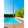 Image de Sined | Douche extérieure Polifemo - 229 Cm - Acier inoxydable 316L - Temporisation - Economie d'eau - Design élégant