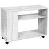Image de Argonauta - Meuble Tv Blanc À Roulettes Cm 80 X 30 X 56 H